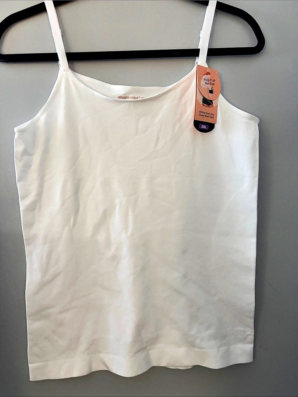 Shapermint All Day Every Day Scoop Neck Cami White 2XL NWT